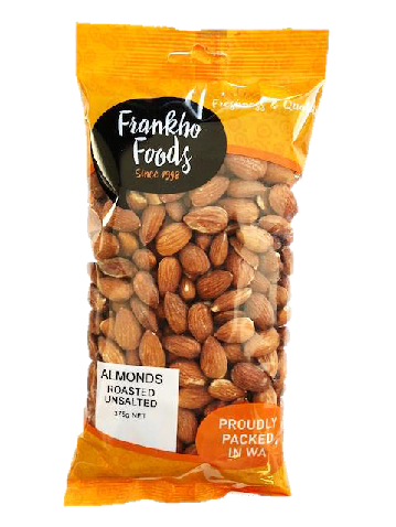 ALMONDS ROASTED UNSALTED