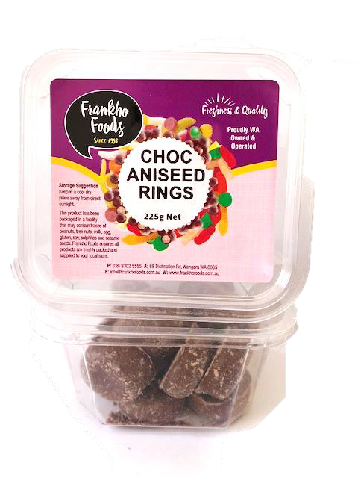 CHOC ANISEED RINGS